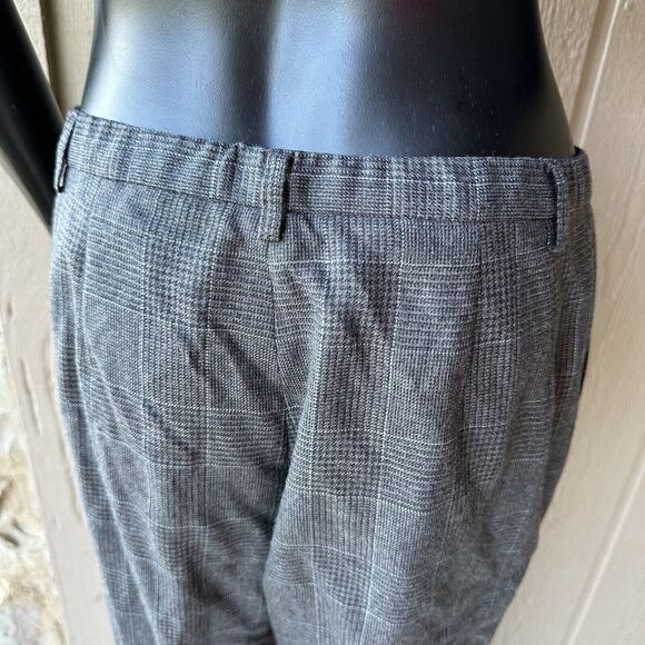Vintage Pendleton Wool Petite Pants Size 10 Gray Plaid Classics 100% Virgin Wool - Picture 3 of 7